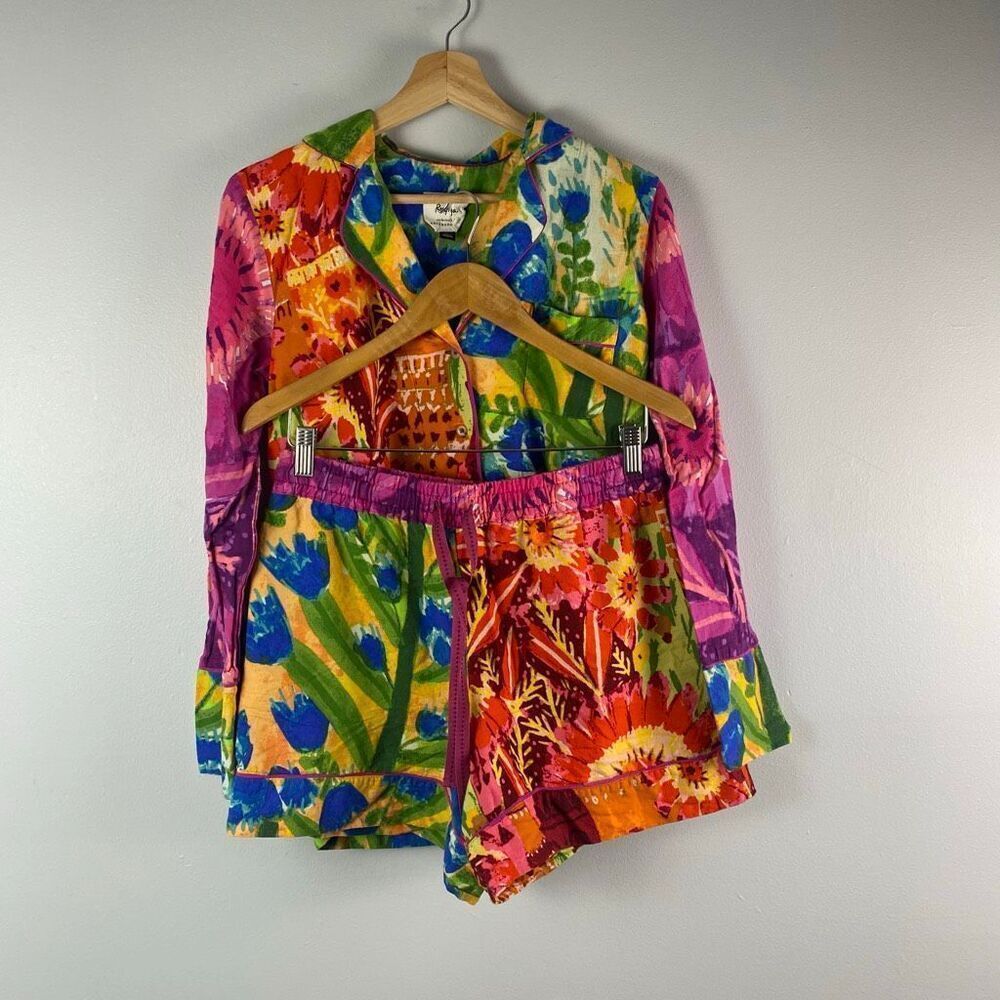 Anthropologie Roeqiya Fris Garden Bloom Pajama Set - XS/S - Picture 4 of 11